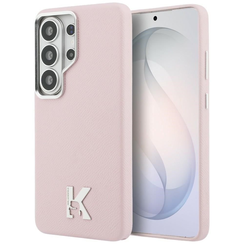 Etui MagSafe dla Samsung Galaxy S26 Ultra S948, Karl Lagerfeld, Karl Head Logo, Różowy