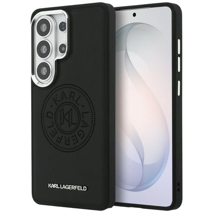 Etui MagSafe dla Samsung Galaxy S26 Ultra S948, Karl Lagerfeld, Karl Round Point Logo, Czarne