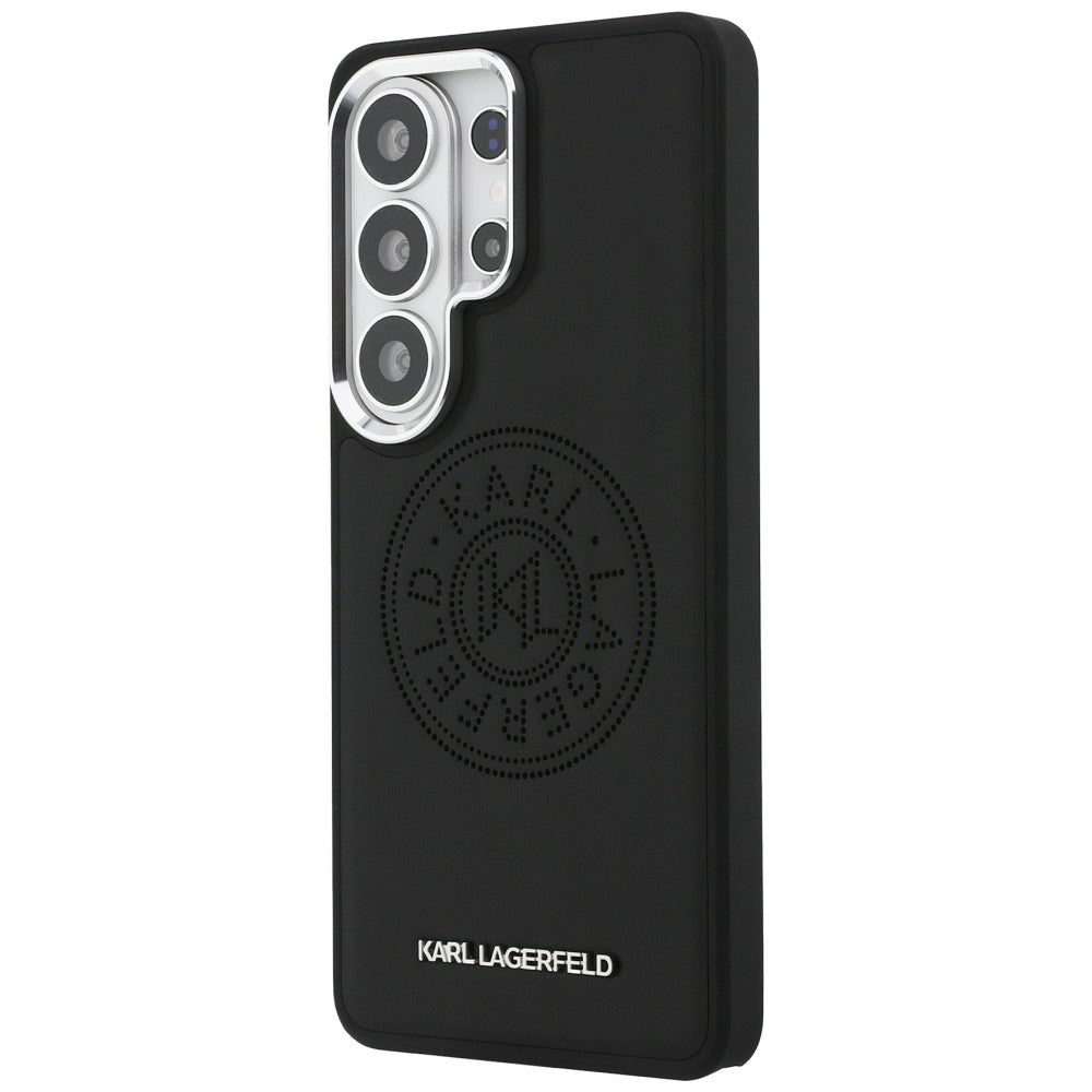Etui MagSafe dla Samsung Galaxy S26 Ultra S948, Karl Lagerfeld, Karl Round Point Logo, Czarne