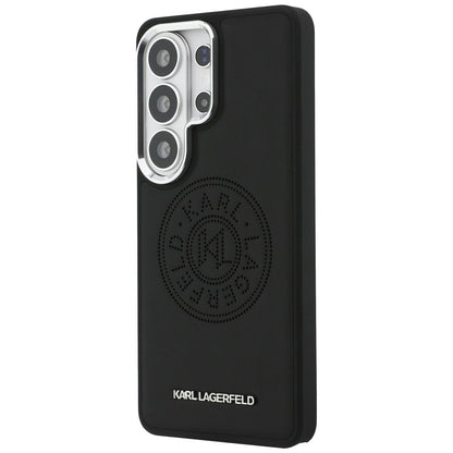 Etui MagSafe dla Samsung Galaxy S26 Ultra S948, Karl Lagerfeld, Karl Round Point Logo, Czarne