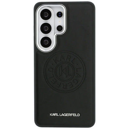 Etui MagSafe dla Samsung Galaxy S26 Ultra S948, Karl Lagerfeld, Karl Round Point Logo, Czarne