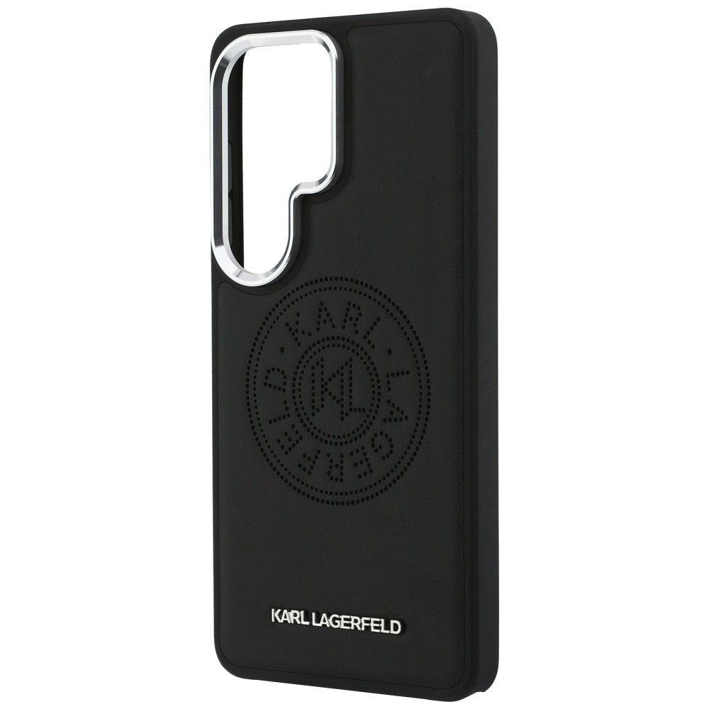 Etui MagSafe dla Samsung Galaxy S26 Ultra S948, Karl Lagerfeld, Karl Round Point Logo, Czarne