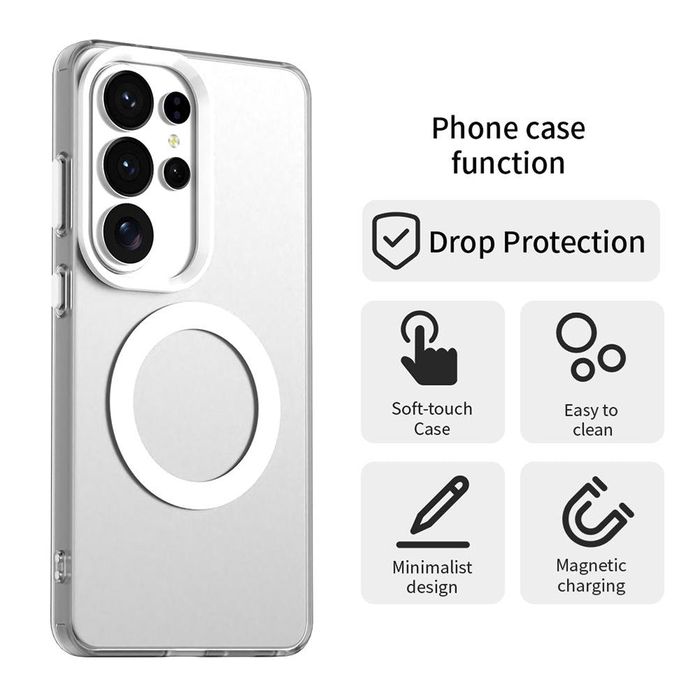 Etui MagSafe dla Samsung Galaxy S26 Ultra, Techsuit, CandyCase, Biały