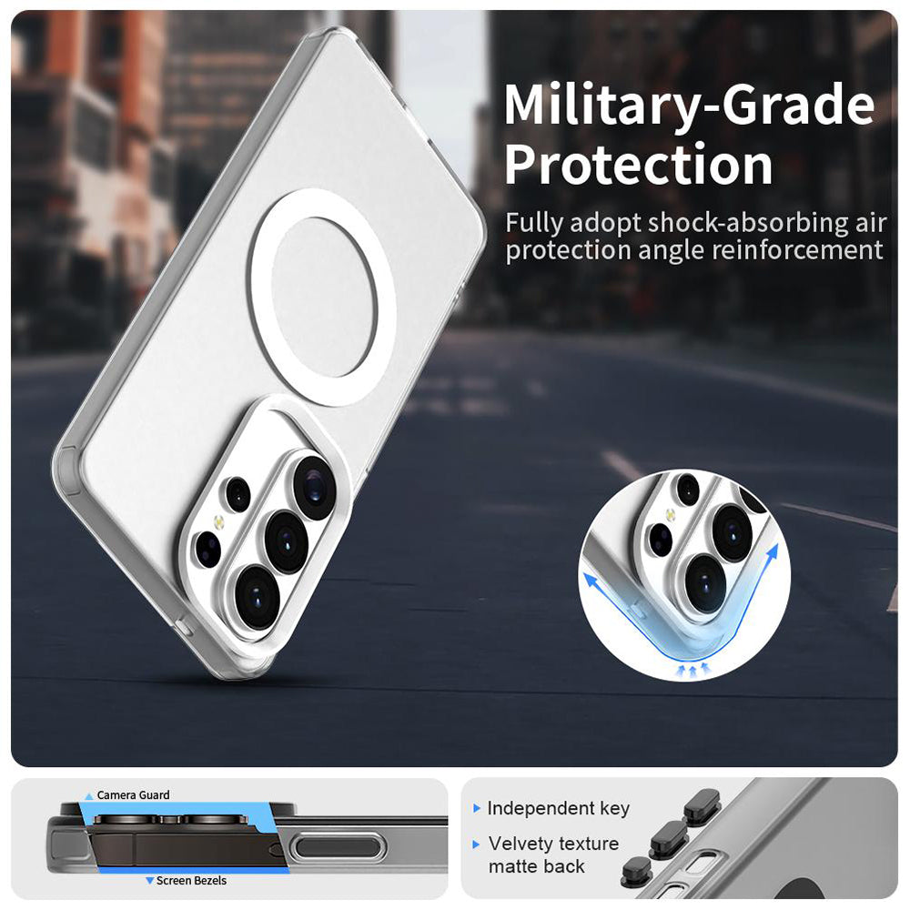 Etui MagSafe dla Samsung Galaxy S26 Ultra, Techsuit, CandyCase, Biały