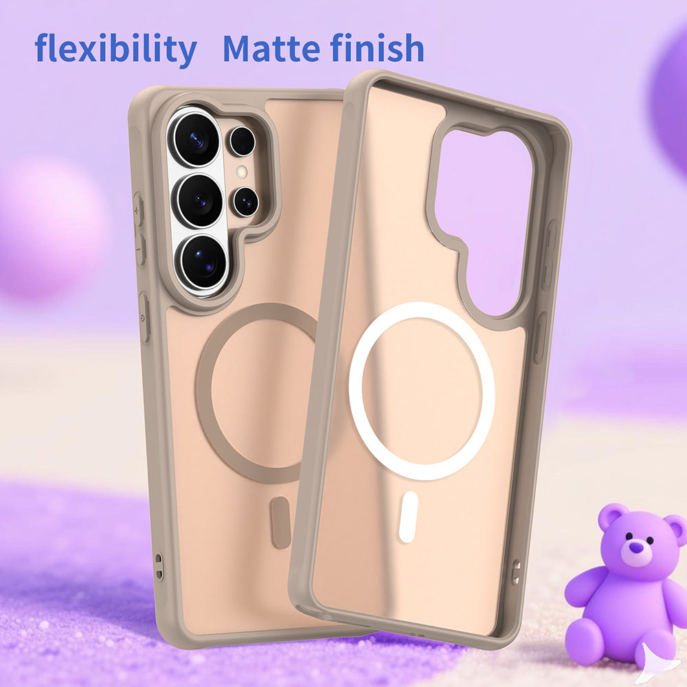 Etui MagSafe dla Samsung Galaxy S26 Ultra, Techsuit, HaloFrost II, Złote