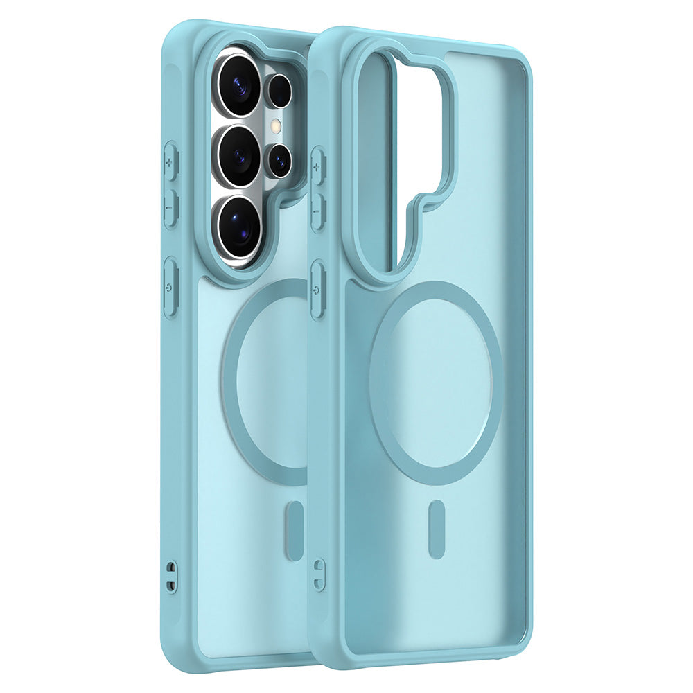 Etui MagSafe dla Samsung Galaxy S26 Ultra, Techsuit, HaloFrost II, Jasnozielone