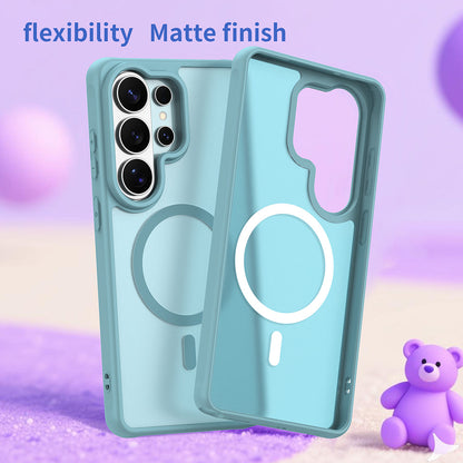 Etui MagSafe dla Samsung Galaxy S26 Ultra, Techsuit, HaloFrost II, Jasnozielone