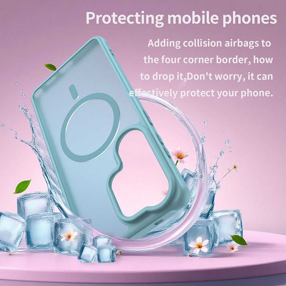 Etui MagSafe dla Samsung Galaxy S26 Ultra, Techsuit, HaloFrost II, Jasnozielone