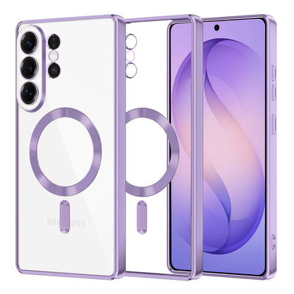 Etui MagSafe dla Samsung Galaxy S26 Ultra, Techsuit, Luxury Crystal, Jasny Fiolet