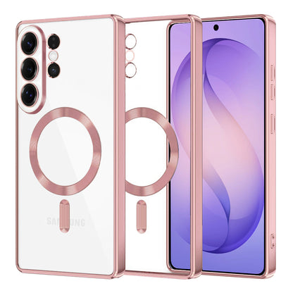 Etui MagSafe dla Samsung Galaxy S26 Ultra, Techsuit, Luxury Crystal, Różowy