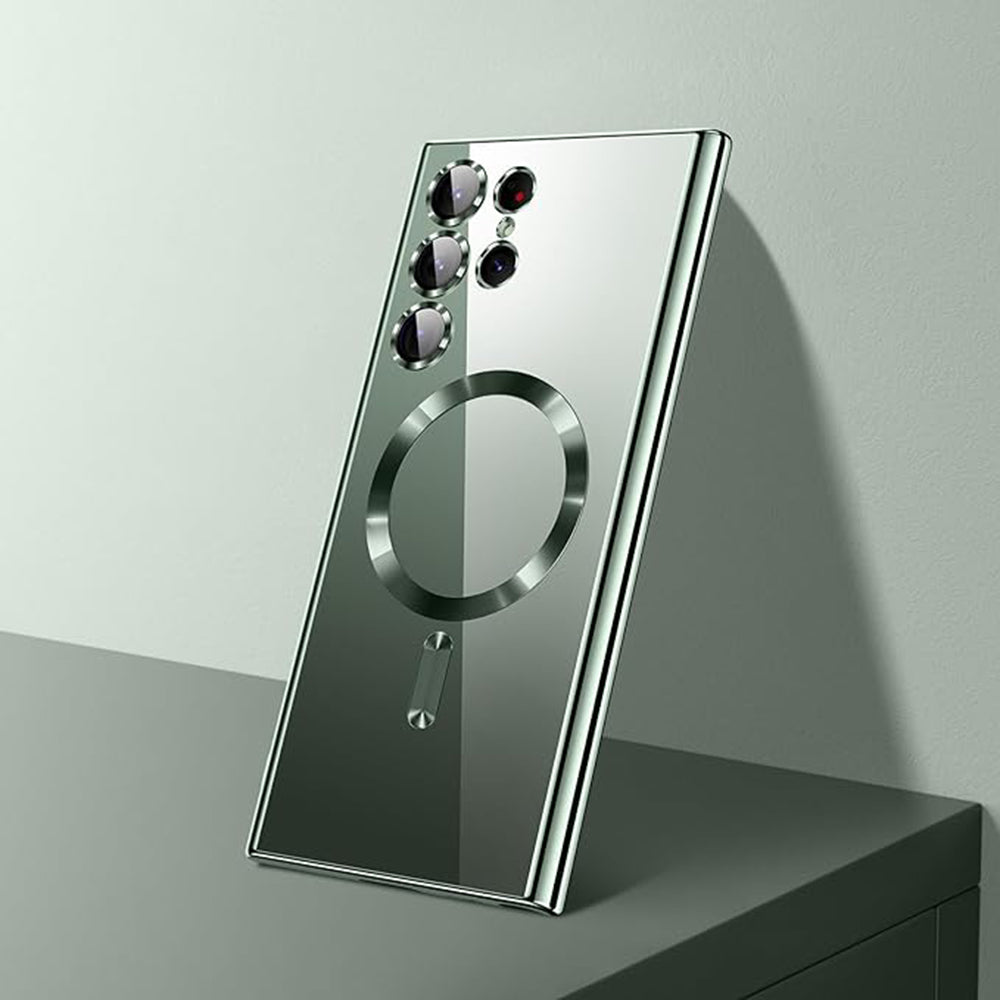 Etui MagSafe dla Samsung Galaxy S26 Ultra, Techsuit, Luxury Crystal, Różowy