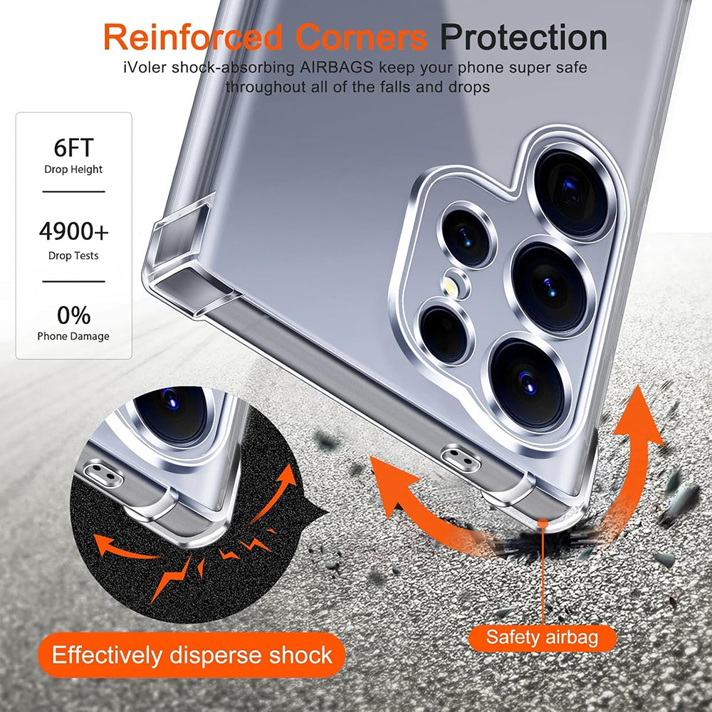 Etui MagSafe dla Samsung Galaxy S26 Ultra, Techsuit, Odporny na wstrząsy, Przezroczysty