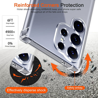 Etui MagSafe dla Samsung Galaxy S26 Ultra, Techsuit, Odporny na wstrząsy, Przezroczysty