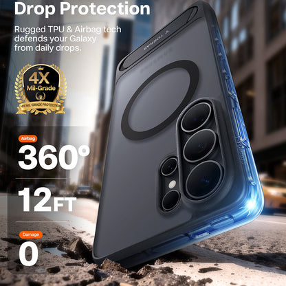 MagSafe Case for Samsung Galaxy S26 Ultra, Torras, Pstand, Transparent