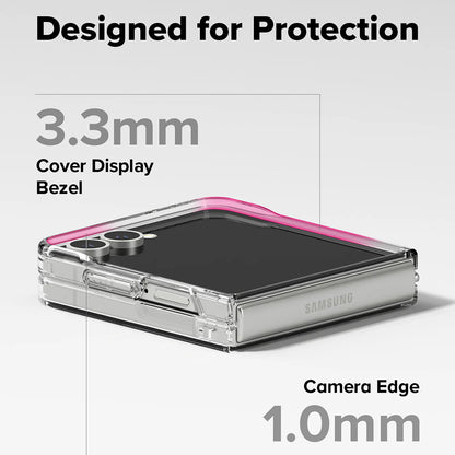 Etui MagSafe do Samsung Galaxy Z Flip7 F766, Ringke, Fusion, Przezroczyste