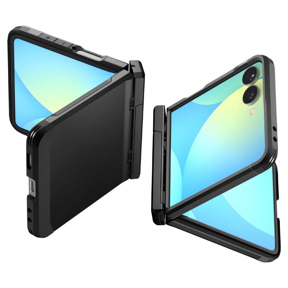 Etui MagSafe dla Samsung Galaxy Z Flip7 F766, Spigen, Tough Armor Pro, Czarne ACS09561
