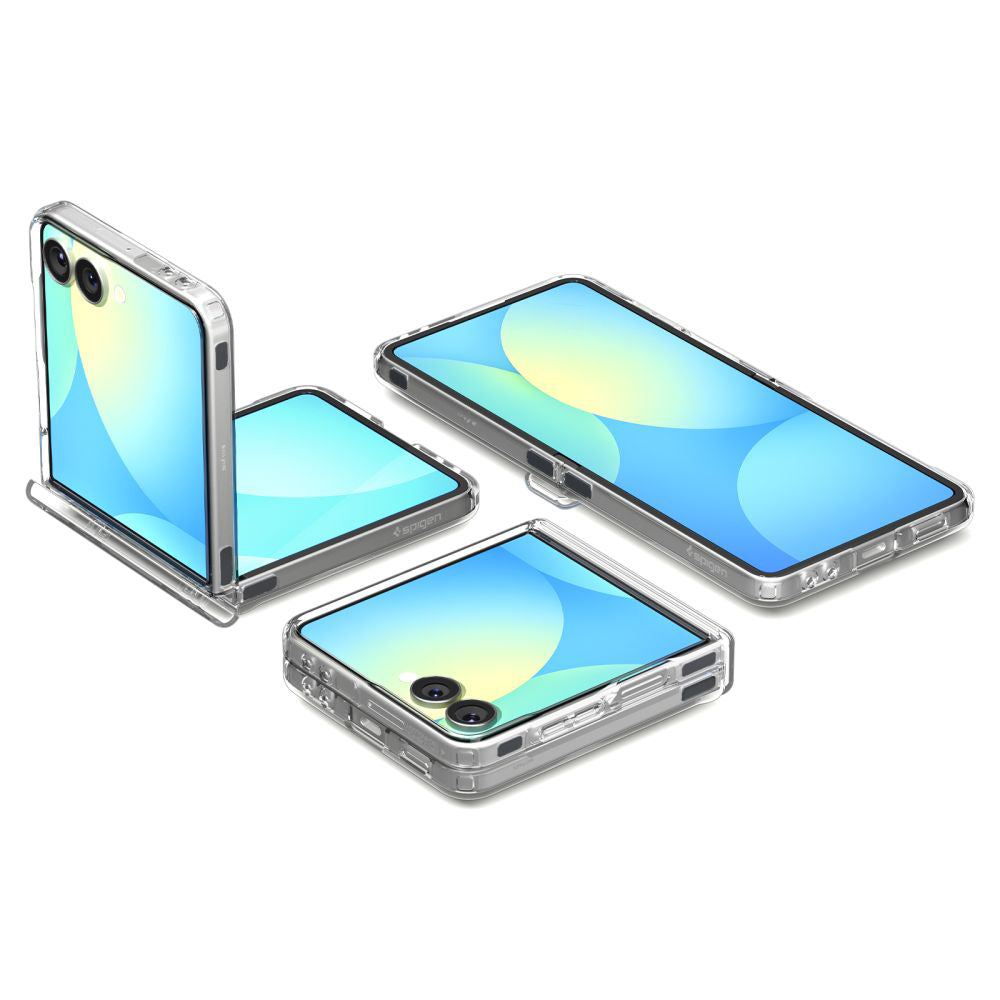 Etui MagSafe dla Samsung Galaxy Z Flip7 F766, Spigen, Ultra Hybrid Pro, Przezroczyste ACS09559
