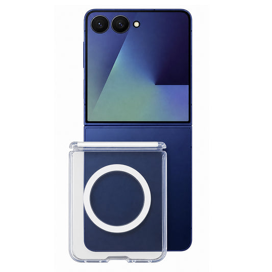Etui MagSafe do Samsung Galaxy Z Flip8 F776, Blueo, Crystal Pro Anti-Drop, Przezroczyste