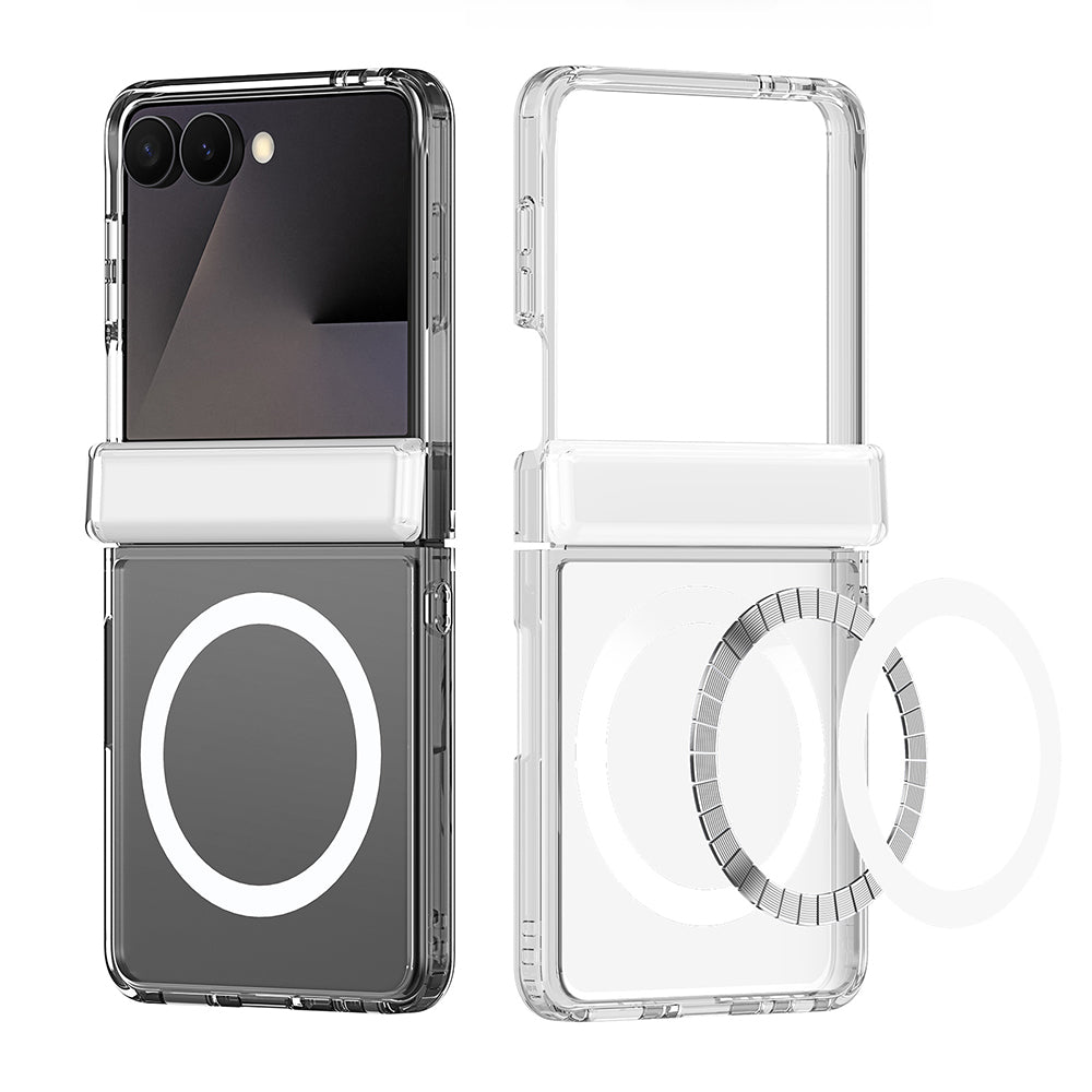 Etui MagSafe do Samsung Galaxy Z Flip8 F776, DUX DUCIS, Klin, Przezroczyste