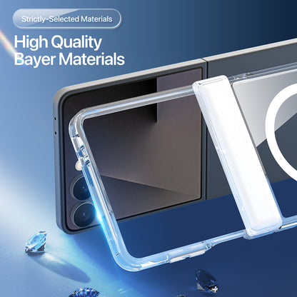 Etui MagSafe do Samsung Galaxy Z Flip8 F776, DUX DUCIS, Klin, Przezroczyste