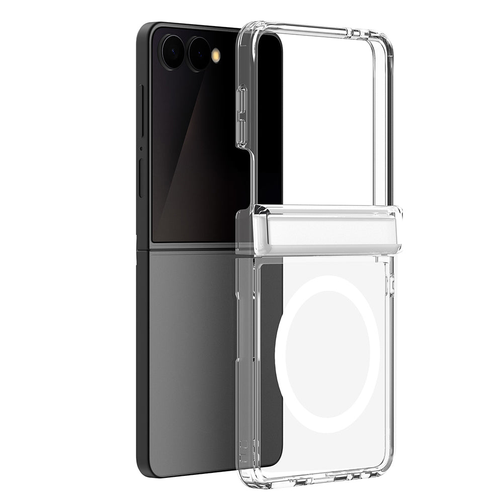 Etui MagSafe do Samsung Galaxy Z Flip8 F776, DUX DUCIS, Klin, Przezroczyste