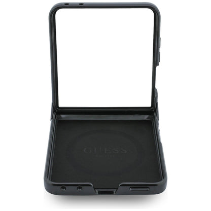 Etui MagSafe do Samsung Galaxy Z Flip8 F776, Guess, 4G Leather Classic, Brązowy