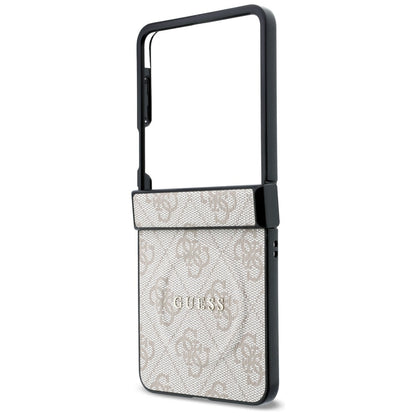Etui MagSafe do Samsung Galaxy Z Flip8 F776, Guess, 4G Leather Classic, Różowe