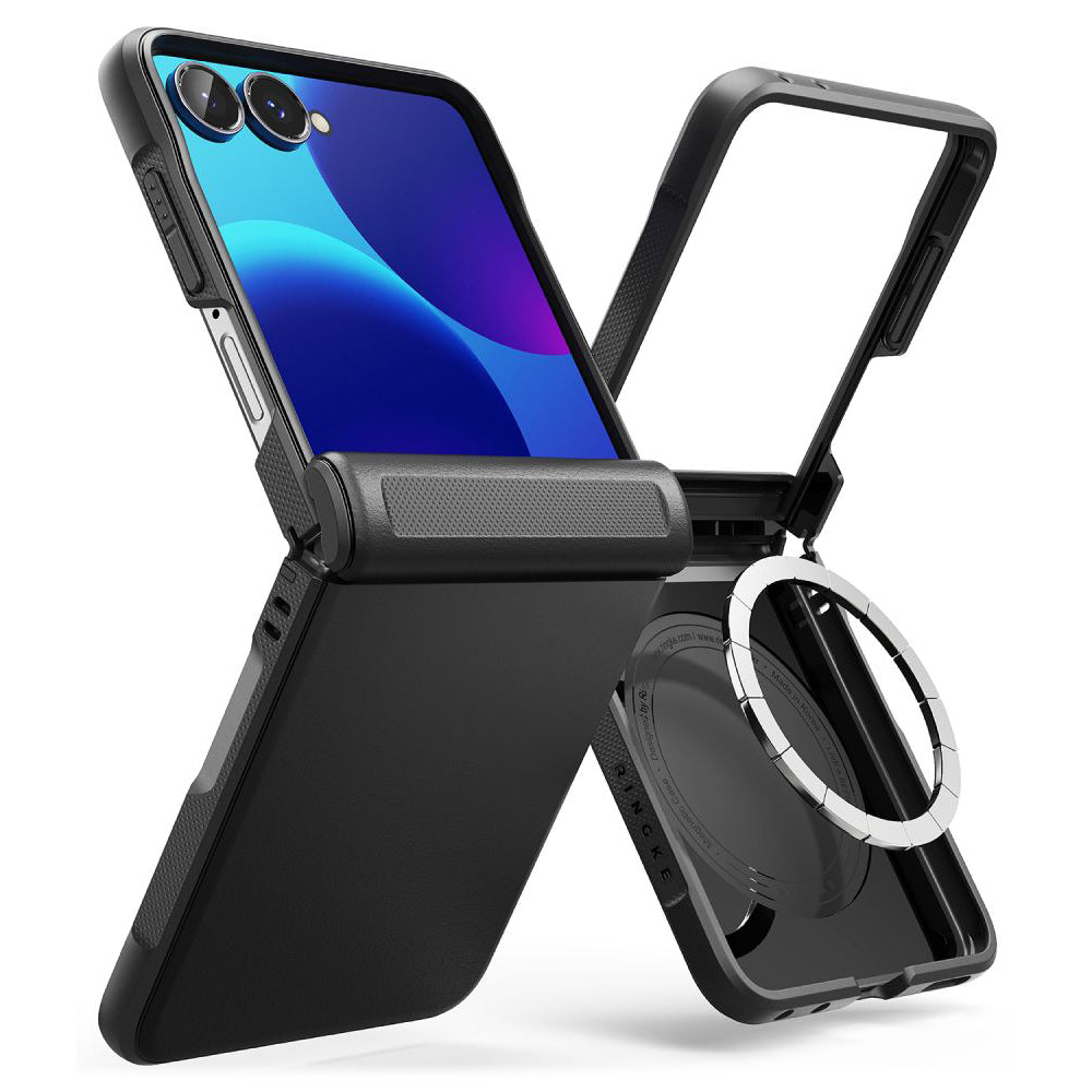 MagSafe Case for Samsung Galaxy Z Flip8 F776, Ringke, Onyx Flap, Black
