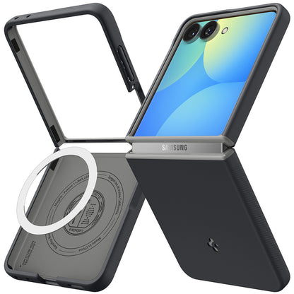 MagSafe Case for Samsung Galaxy Z Flip8 F776, Spigen, Caseology Nano Pop, Black ACS11523
