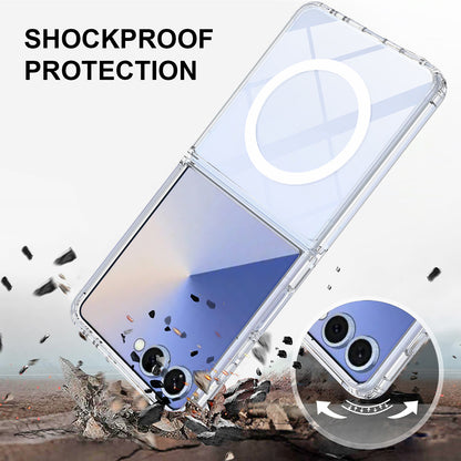 Etui MagSafe do Samsung Galaxy Z Flip8 F776, Techsuit, Pro, Przezroczyste