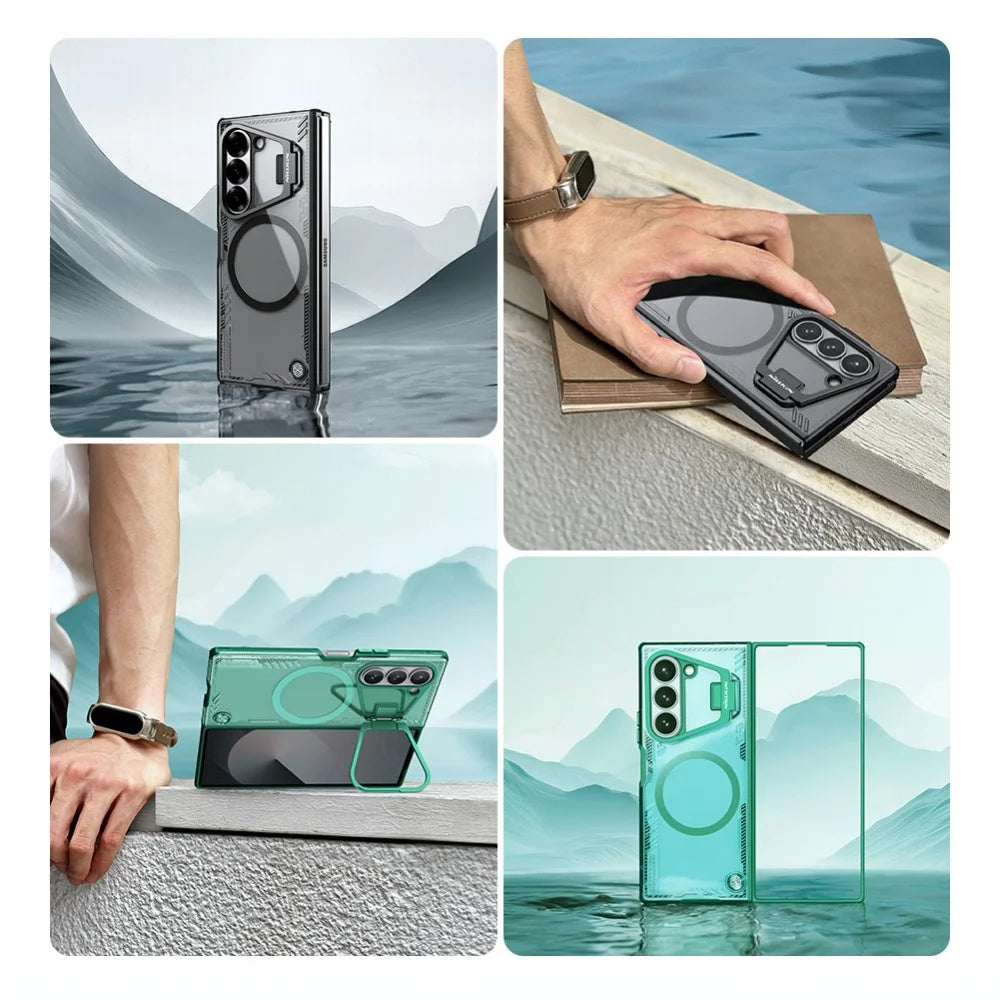 Etui MagSafe do Samsung Galaxy Z Fold7 F966, Nillkin, Iceblade Prop z wycięciem na aparat, czarne