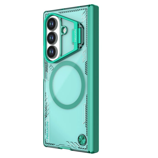Etui MagSafe do Samsung Galaxy Z Fold7 F966, Nillkin, Iceblade Prop z wycięciem na aparat, Zielony