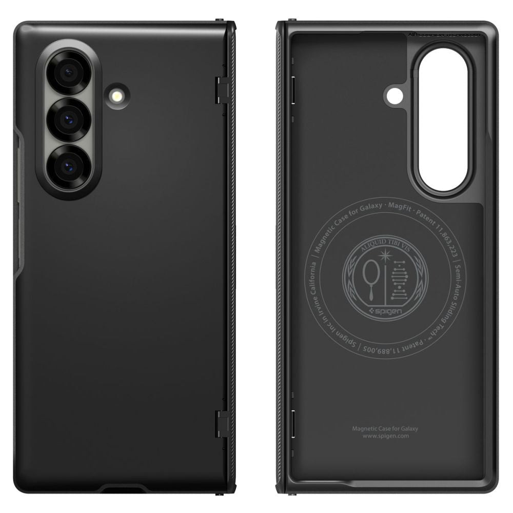 Etui MagSafe dla Samsung Galaxy Z Fold7 F966, Spigen, Slim Armor Pro, Czarne
