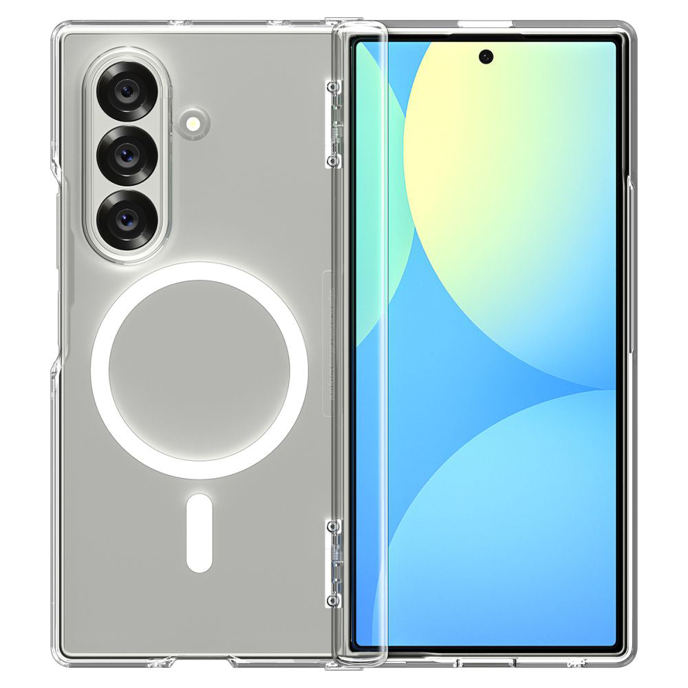 Etui MagSafe dla Samsung Galaxy Z Fold7 F966, Spigen, Ultra Hybrid Pro, Przezroczyste