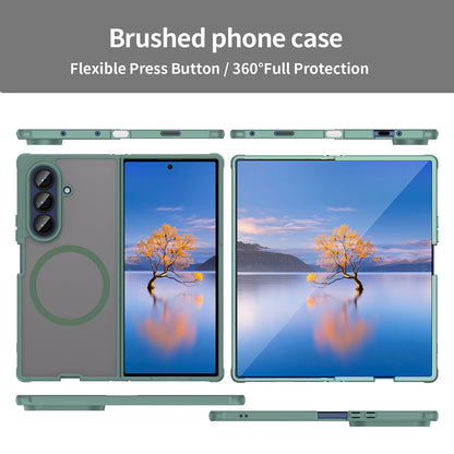 Etui MagSafe do Samsung Galaxy Z Fold7 F966, Techsuit, HaloFrost II, Zielony