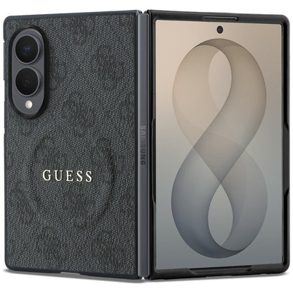 Etui MagSafe do Samsung Galaxy Z Fold8 F971, Guess, 4G Leather Classic, Czarny