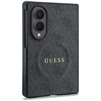 Etui MagSafe do Samsung Galaxy Z Fold8 F971, Guess, 4G Leather Classic, Czarny