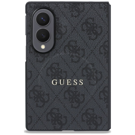 Etui MagSafe do Samsung Galaxy Z Fold8 F971, Guess, 4G Leather Classic, Czarny