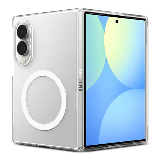 Etui MagSafe do Samsung Galaxy Z Fold8 F971, Spigen, Air Skin, Przezroczyste Białe ACS11952