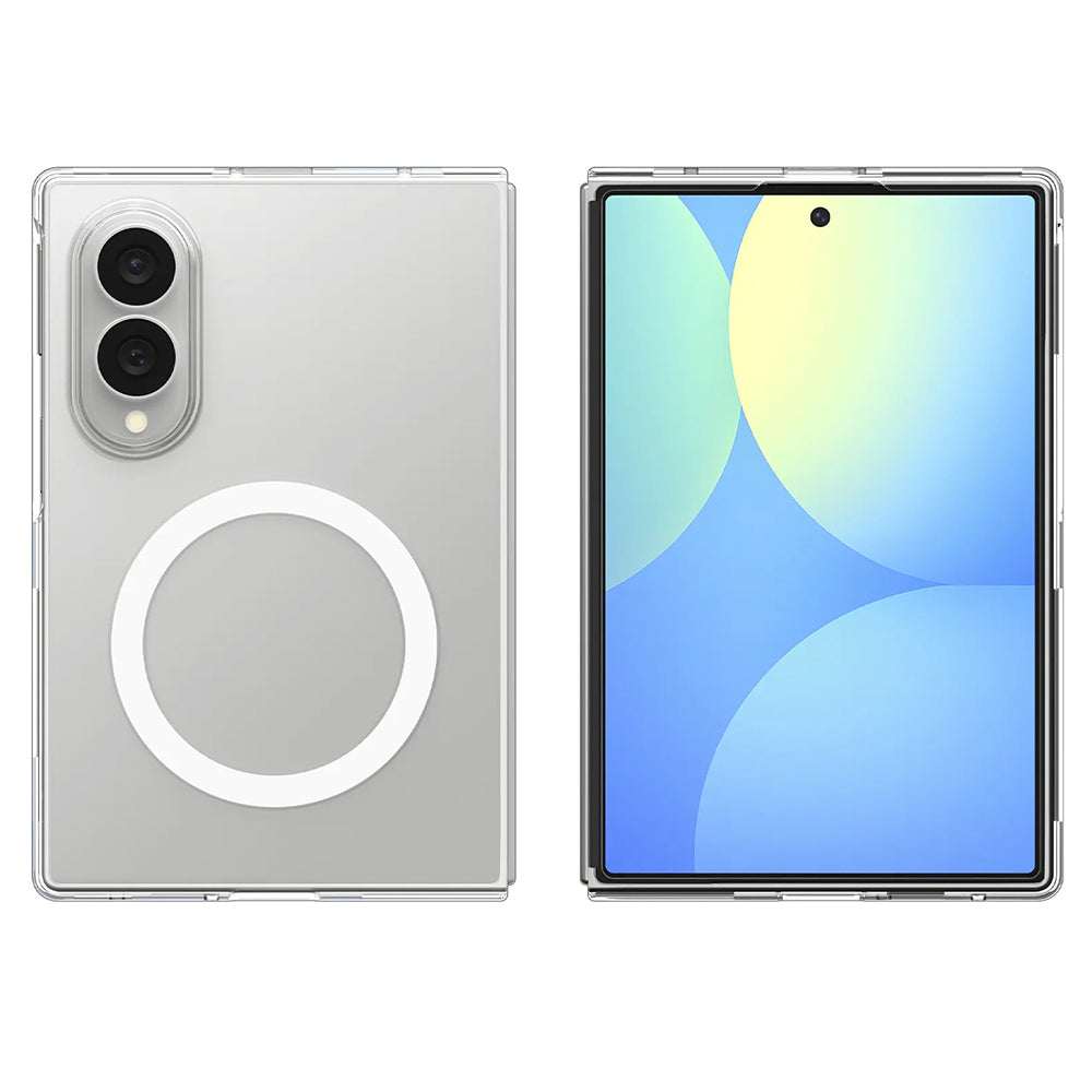 MagSafe Case for Samsung Galaxy Z Fold8 F971, Spigen, Air Skin, Clear White ACS11952