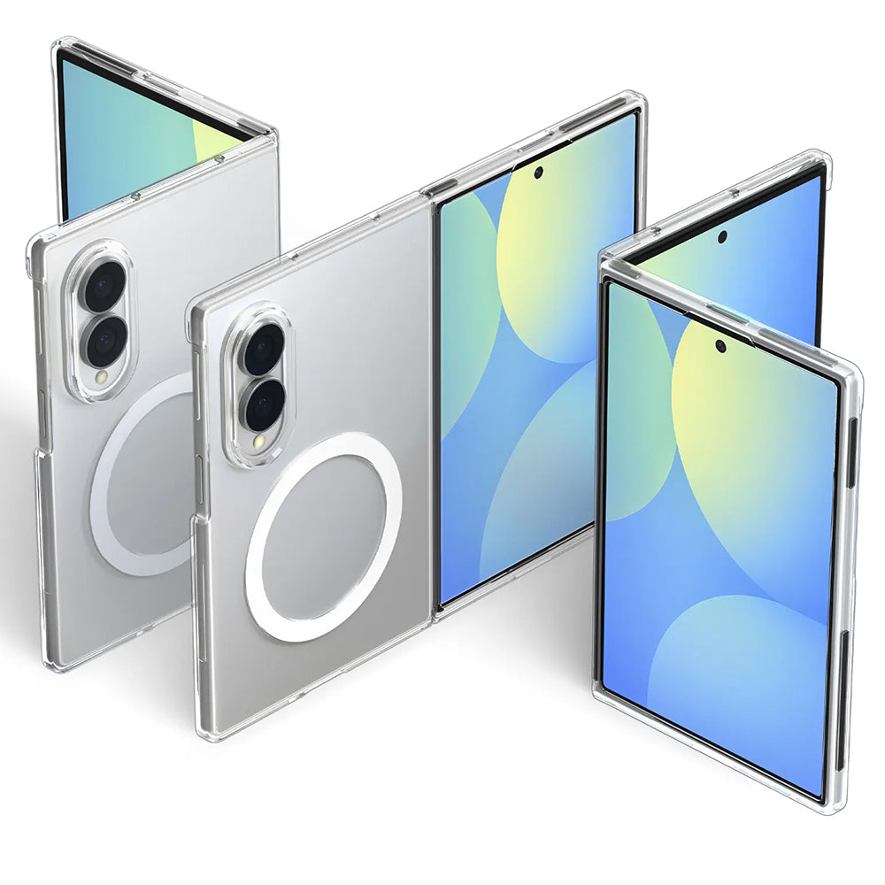 MagSafe Case for Samsung Galaxy Z Fold8 F971, Spigen, Air Skin, Clear White ACS11952