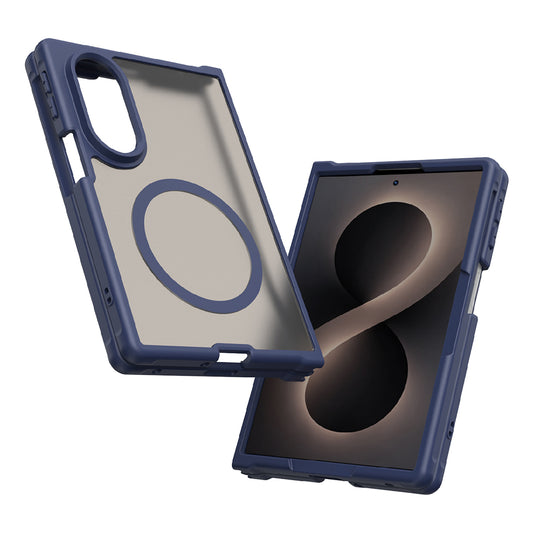 Etui MagSafe do Samsung Galaxy Z Fold8 F971, Techsuit, HaloFrost II, Granatowy