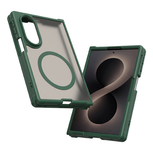 Etui MagSafe do Samsung Galaxy Z Fold8 F971, Techsuit, HaloFrost II, Zielony