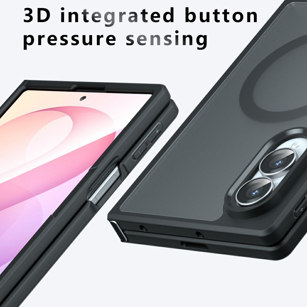 MagSafe Case for Samsung Galaxy Z Fold8 F971, Techsuit, PureFrost, Satin Black