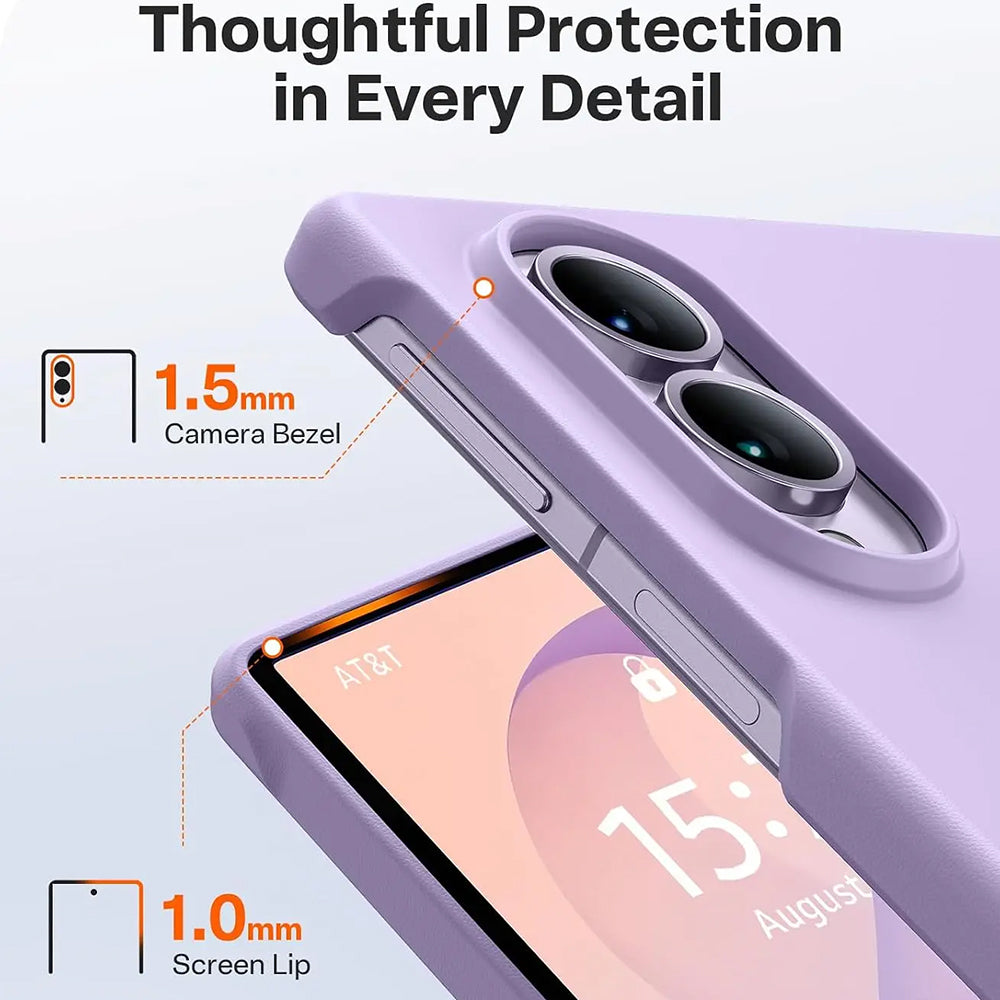 Etui MagSafe do Samsung Galaxy Z Fold8 F971, Torras, Ostand L1 Guardian, Jasnofioletowy
