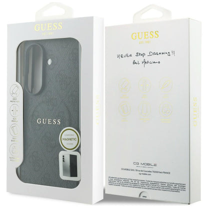 Etui MagSafe do Samsung Galaxy Z Fold8 Ultra F976, Guess, 4G Leather Classic, czarne