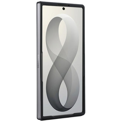 Etui MagSafe do Samsung Galaxy Z Fold8 Ultra F976, Guess, Ring Stand Grained Classic Logo, Beżowe