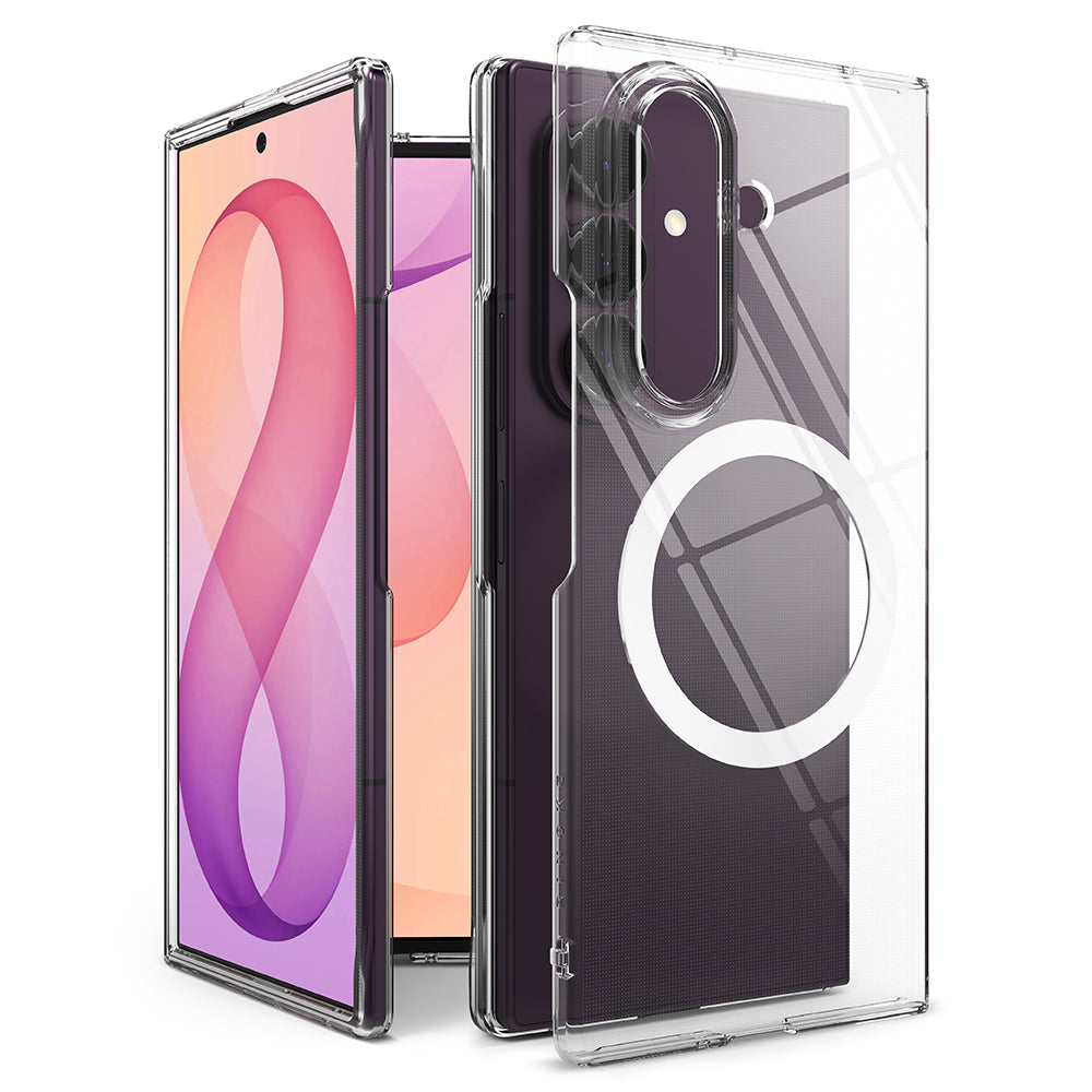 MagSafe Case for Samsung Galaxy Z Fold8 Ultra F976, Ringke, Slim, Transparent