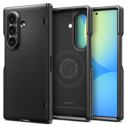 MagSafe Case for Samsung Galaxy Z Fold8 Ultra F976, Spigen, Slim Armor Pro, Black ACS11508