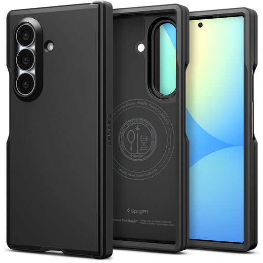 Etui MagSafe do Samsung Galaxy Z Fold8 Ultra F976, Spigen, Tough Armor Pro, czarne ACS11507